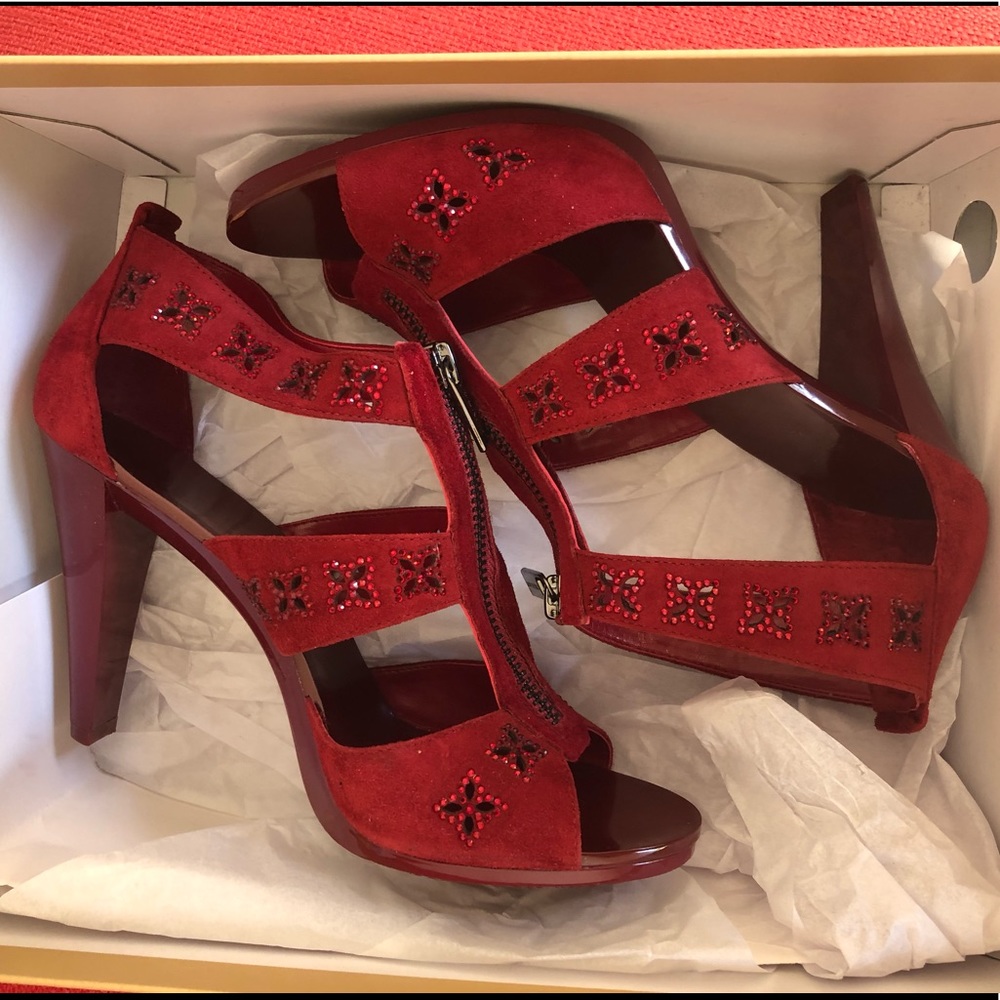 Red Michael Kors shoes!